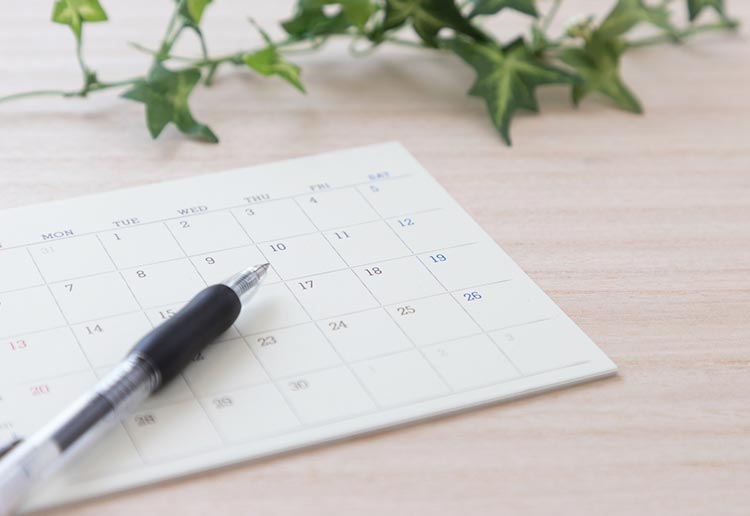 生理をずらすイメージ